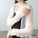 ジーラ GeeRA 2WAYメッシュカーディガン (オフホワイト)