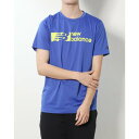 ニューバランス New Balance メンズ 半袖機能Tシャツ グラフィックショートスリーブTシャツ AMT31074 (ブルー)