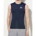 アンダーアーマー UNDER ARMOUR メンズ フィットネス ノースリーブコンプレッションインナー UA HG ARMOUR COMP SL 1361522 (Midnight Navy / / White)