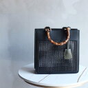 ~ mirem Mesh square bag iBLACKj