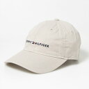 トミー ヒルフィガー TOMMY HILFIGER シンプルロゴCAP （Stone）