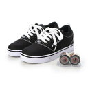 q[[Y HEELYS PRO 20-BLACK/WHITE CANVAS iBLKj