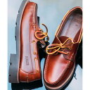 エーグル AIGLE トランスミッション レザーデッキシューズ (ブラウン)