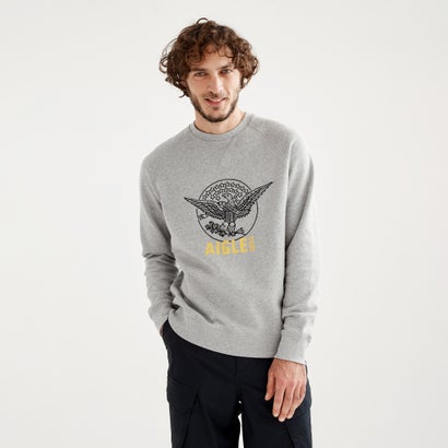 エーグル AIGLE クルーネックスウェット (ヘザーグレー)