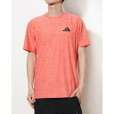 アディダス adidas メンズ 半袖機能Tシャツ M TR-ES ストレッチ+Tシャツ IB8129 （ブライトレッド/ホワイト/ブラック）