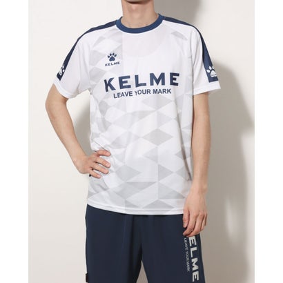 ケレメ KELME メンズ サッカー/フットサル 半袖シャツ 半袖プラクティスシャツ KA23S669 （WHITE）