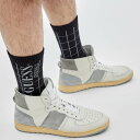 ゲス GUESS GUESS Originals Grid Crew Socks (JBLK) レッグウェア ソックス/靴下