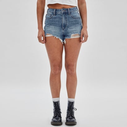 ゲス GUESS GUESS Originals Kit Destroyed Denim Shorts （F7WJ） デニムパンツ ジーンズ レディース