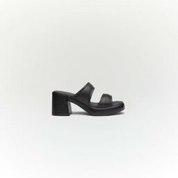 IVOR LEATHER SANDALS （BLACK）