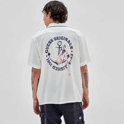 ゲス GUESS GUESS Originals Eco Rayon Sailor Shirt (G053) 半袖シャツ