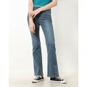 QX GUESS M-Tone Flare Brush Cut Denim Pants iMBLj fjpc W[Y fB[X