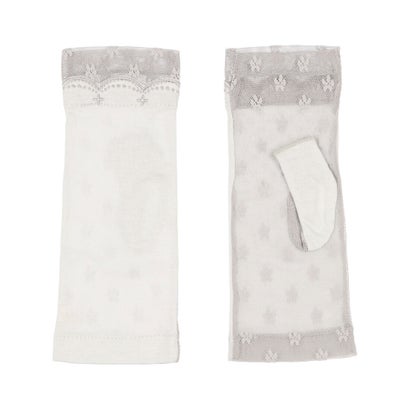ローラ アシュレイ LAURA ASHLEY 婦人 UV手袋 ショート丈 (グレー)