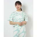 アディダス adidas レディース 半袖Tシャツ W MMK FI 3S Tシャツ HR8174 (クラウドホワイト/グリーンティント/ダッシュグリーン)