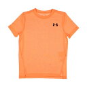 アンダーアーマー UNDER ARMOUR ジュニア 半袖機能Tシャツ UA TECH VENT JACQUARD SS 1378546 （Orange Blast / / Black）