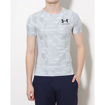 アンダーアーマー UNDER ARMOUR メンズ フィットネス 半袖コンプレッションインナー UA ISO-CHILL COMPRESSION SHORT 1378345 （Halo Gray / /）