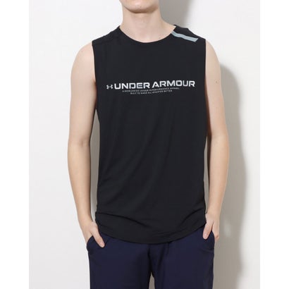 アンダーアーマー UNDER ARMOUR メンズ ノースリーブ機能シャツ UA ISO-CHILL SLESS GRAPHIC 1378357 （Black / /）