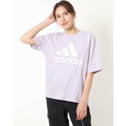 アディダス adidas レディース 半袖Tシャツ W ESS ビッグロゴ BF Tシャツ HR4933 （シルバードーン/ホワイト）