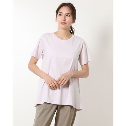 ティゴラ TIGORA レディース 半袖Tシャツ シルケットコットンAラインTシャツ TR-9C2113TS (ライラック) ティゴラ TIGORA レディース 半袖Tシャツ シルケットコットンAラインTシャツ TR-9C2113TS (ライラック)