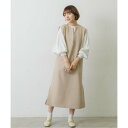 レトロガール RETRO GIRL キーネックOPセット (ベージュ)