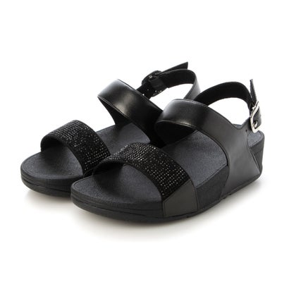 フィットフロップ fitflop Wベルト ヒールストラップ ラメ （ALL BLACK）