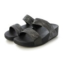 フィットフロップ fitflop Wベルト ラメ模様入り （ALL BLACK）