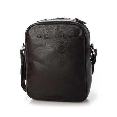 ピー・アイ・ディー P.i.d シュリンク調型押しレザー ミニショルダー （チョコ）