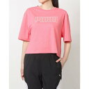 プーマ PUMA レディース 半袖機能Tシャツ WOMENS GRAPHIC BOXY SS Tシャツ (CONCEPT)_ 523726 （ラヴァブル）