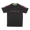 スパッツィオ SPAZIO ジュニア サッカー/フットサル 半袖シャツ Jr.BENE A DESIGNプラシャツ_ GE0916 （ブラック）