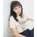 トミー ヒルフィガー TOMMY HILFIGER 【オンライン限定】グランジプリントTシャツ（ベージュ）