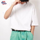 ジェーイーモーガン JEMORGAN ヘビーウエイト袖ワッペン付きドロップショルダーTee (ホワイト)