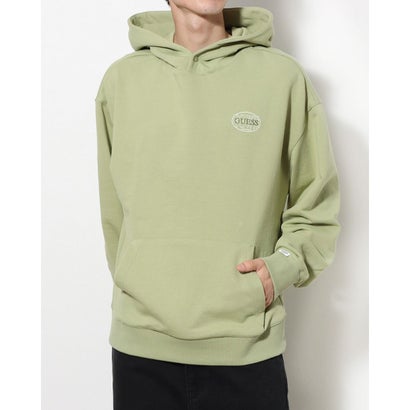 ゲス GUESS Downtown Embroidered Snap Hoodie (KAK) パーカー