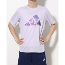 アディダス adidas メンズ 半袖機能Tシャツ M HIIT グラフィック Tシャツ IB7920 (シルバードーン/ブラック)