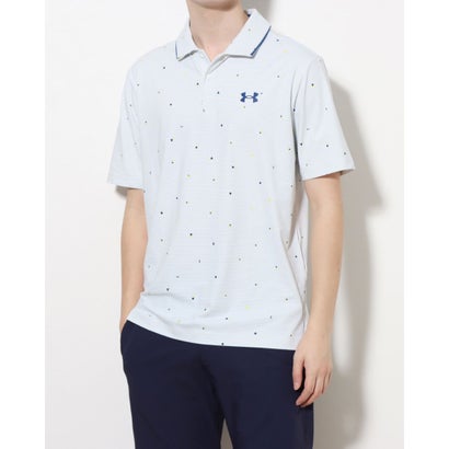 A_[A[}[ UNDER ARMOUR Y St Vc UA Iso-Chill Verge Polo 1377366 iWhite / Halo Gray / Bluej