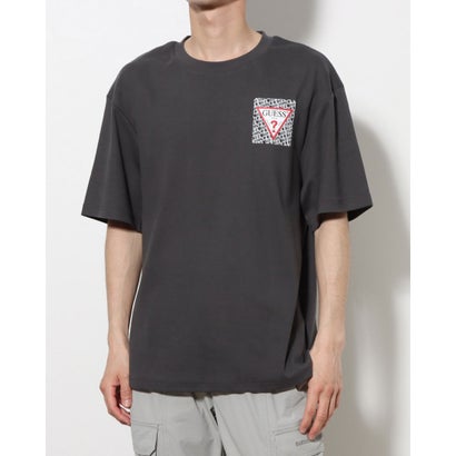 ゲス GUESS Triangle Logo Tee (DGY) ロゴTシャツ