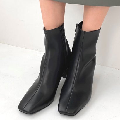 ミレム mirem Square short boots （BLACK）