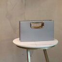 ミレム mirem Box clutch bag (SMOKE BLUE)
