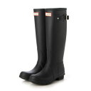 ハンター ハンター HUNTER【レインシューズ】 レディース レインブーツ W ORI TALL HUNTER TRI COL LOGO BACK BOOT WFT2353RMA (ブラック)