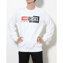 ディーゼル DIESEL ロゴプリントスウェット (WHITE)