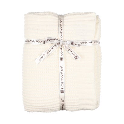 カシウェア KASHWARE ブランケット （CREAM）