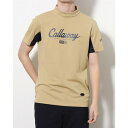 キャロウェイ Callaway メンズ カノコ半袖モックネックシャツ 6217214108 (ベージュ)