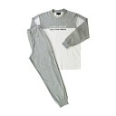 アダバット リラックスウェア アンダーウェア adabat RELAX WEAR / UNDER WEAR 長袖クルーネックニットパジャマ (モクグレー)