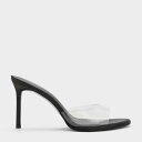 シースルー ヒールミュール (Black)