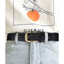 フロージュ florge 【牛革】【無段階調節可能】ユニセックスデザイン編み込みレザーベルト 幅2.5cm (ブラック)