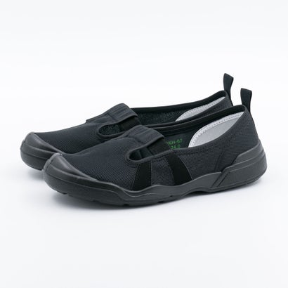 ムーンスター MoonStar MS大人の上履き01 介護シューズ リハビリシューズ 介護靴 大人用 上履き 上靴 うわばき スリッポン （ブラック）