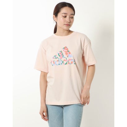 アディダス adidas レディース 半袖Tシャツ W BOS_フラワーグラフィック Tシャツ IK9312 （ワンダークォーツ）