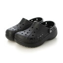 クロックス crocs レディース サンダル 厚底 バヤ プラットフォーム クロッグ 208186 (ブラック)の商品画像