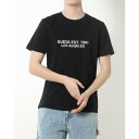 ゲス GUESS Lettering Logo Tee (BLK) ロゴTシャツ