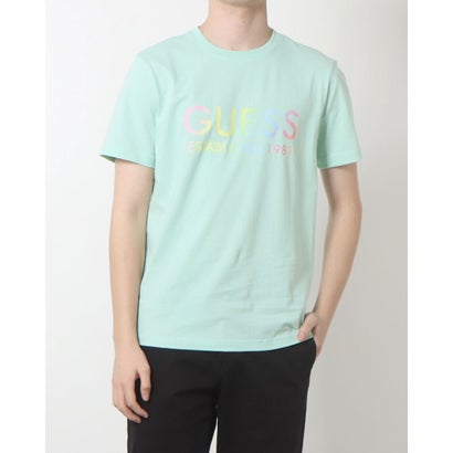ゲス GUESS Rainbow Logo Tee (LGN)