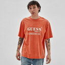 ゲス GUESS GUESS Originals Grid Logo Washed Tee (A30K) ロゴTシャツ