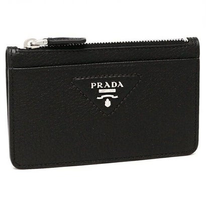 プラダ 定期入れ（メンズ） プラダ PRADA カードケース コインケース ダイノ ブラック メンズ PRADA 2MC084 2BBE F0002 （ブラック）